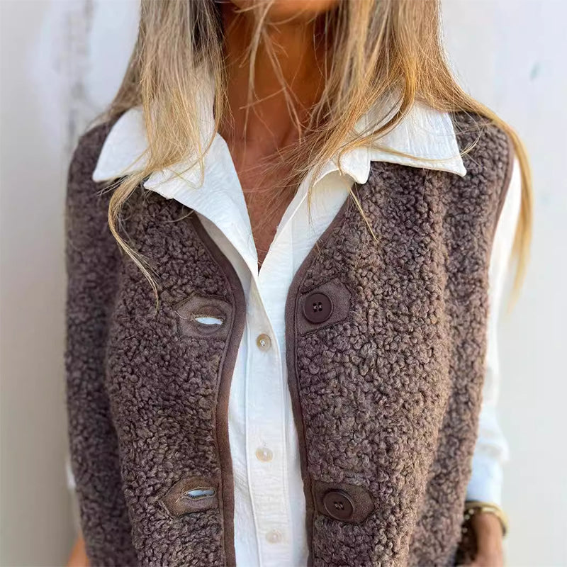 Valenzora | Warm Vintage Vest for Women