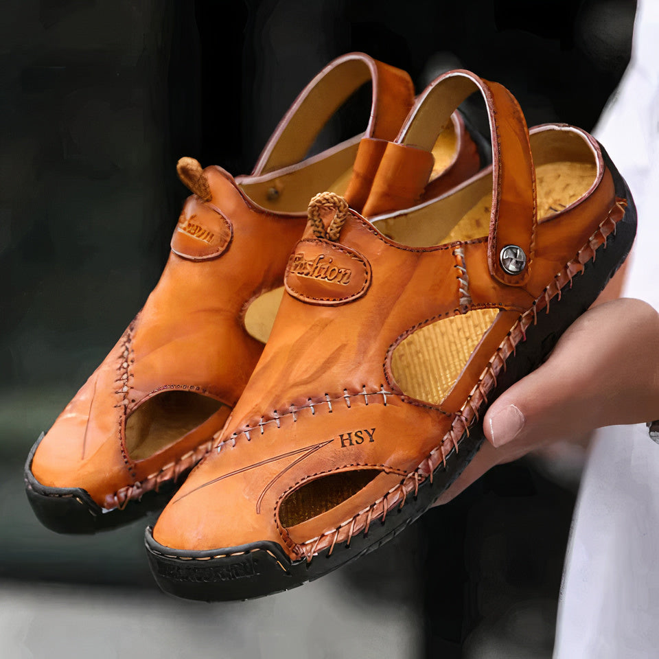 Valenzora | Orthopedic leather sandals