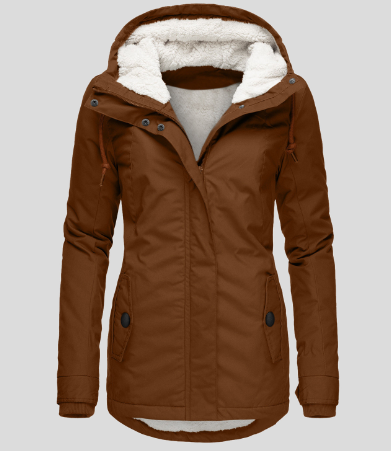 Valenzora | Hood | Zipper | Winter jacket | Women's jacket