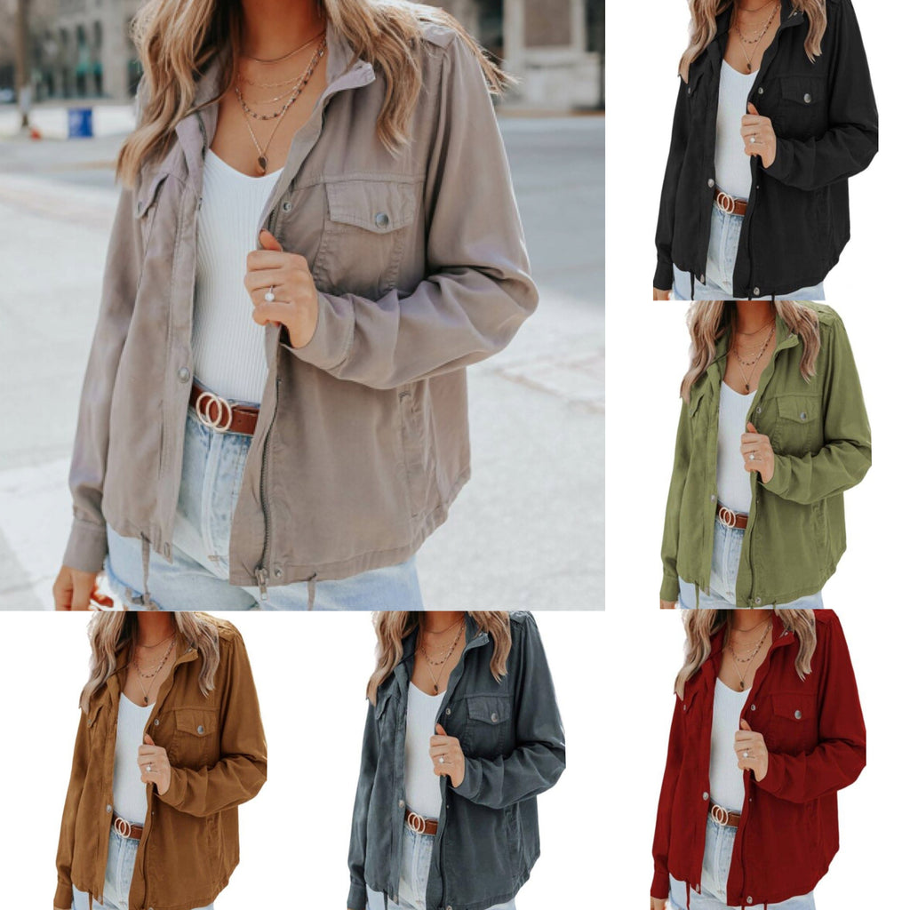 Valenzora | Casual transitional jacket with zipper