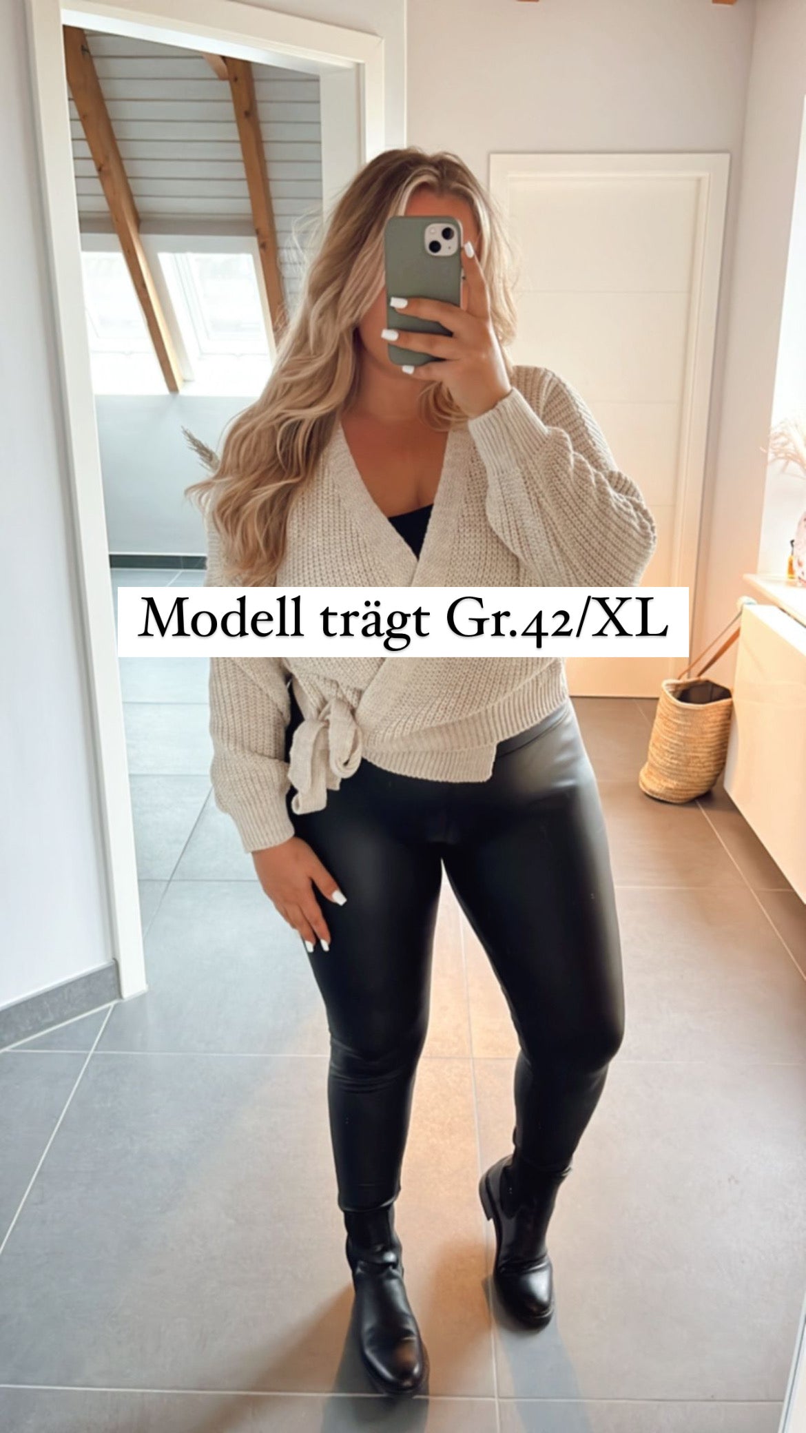 Black leggings, item no. a043