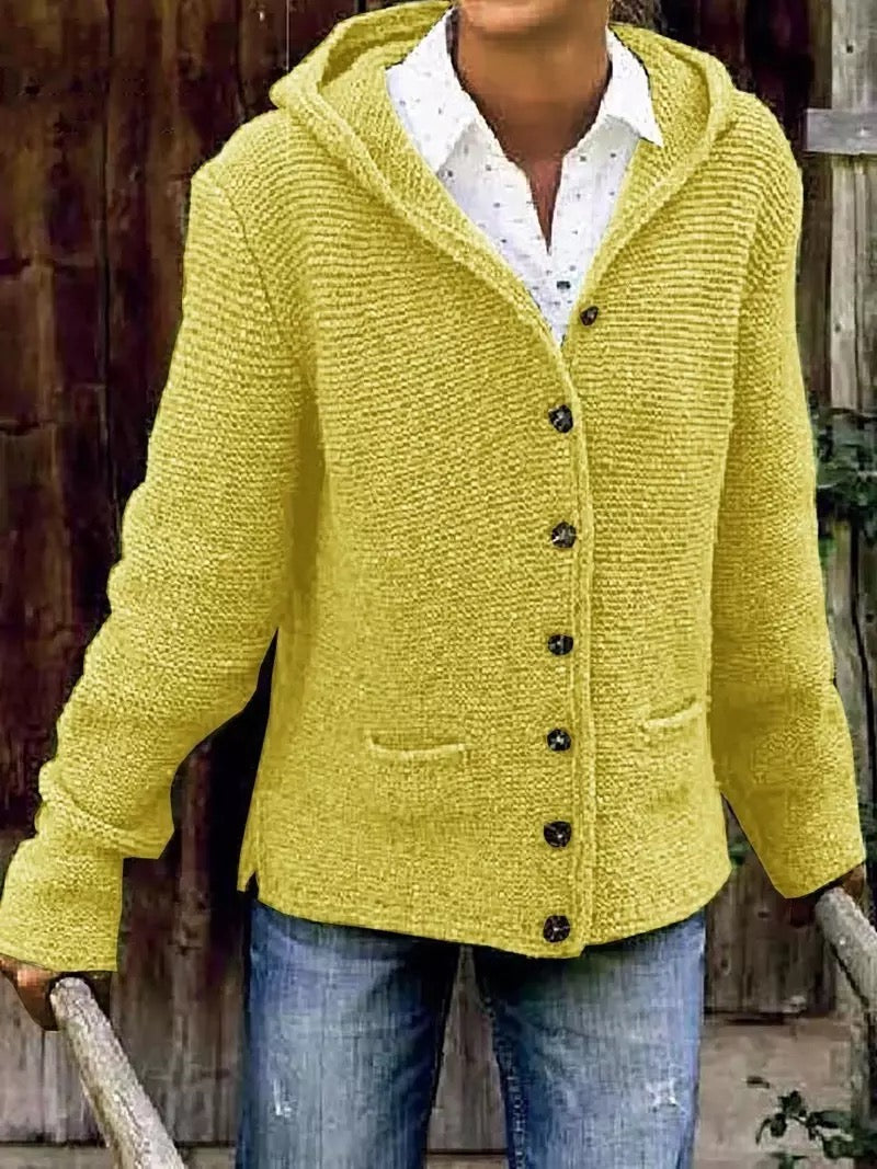 Valenzora | Strickjacke mit Kapuze
