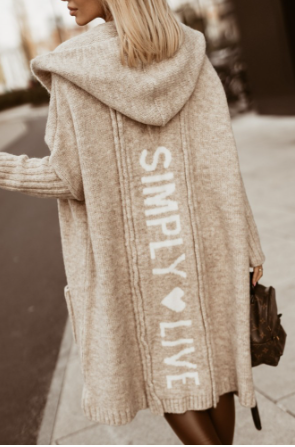 Valenzora Full Sleeve Loose Coat