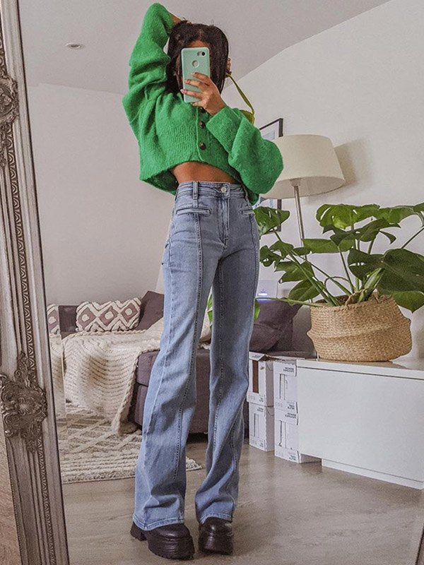 Valenzora | Jeans With Back Star Patch