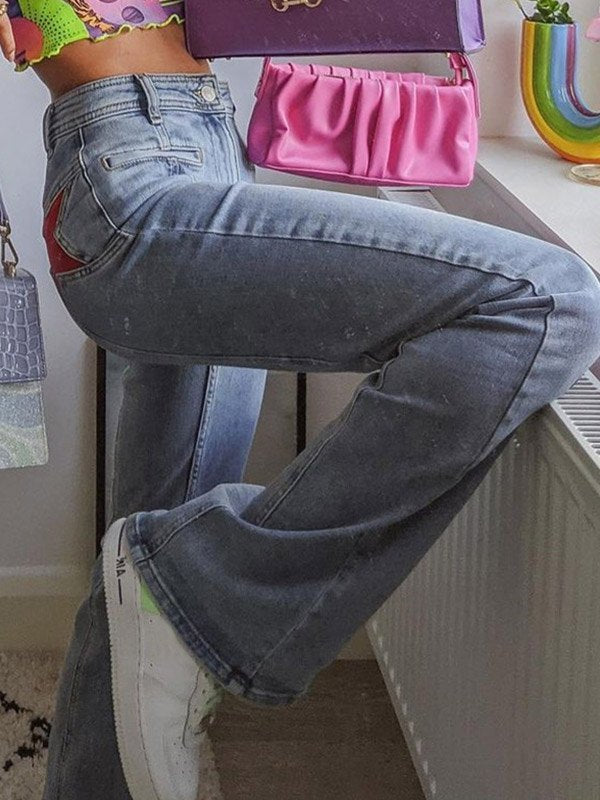 Valenzora | Jeans With Back Star Patch