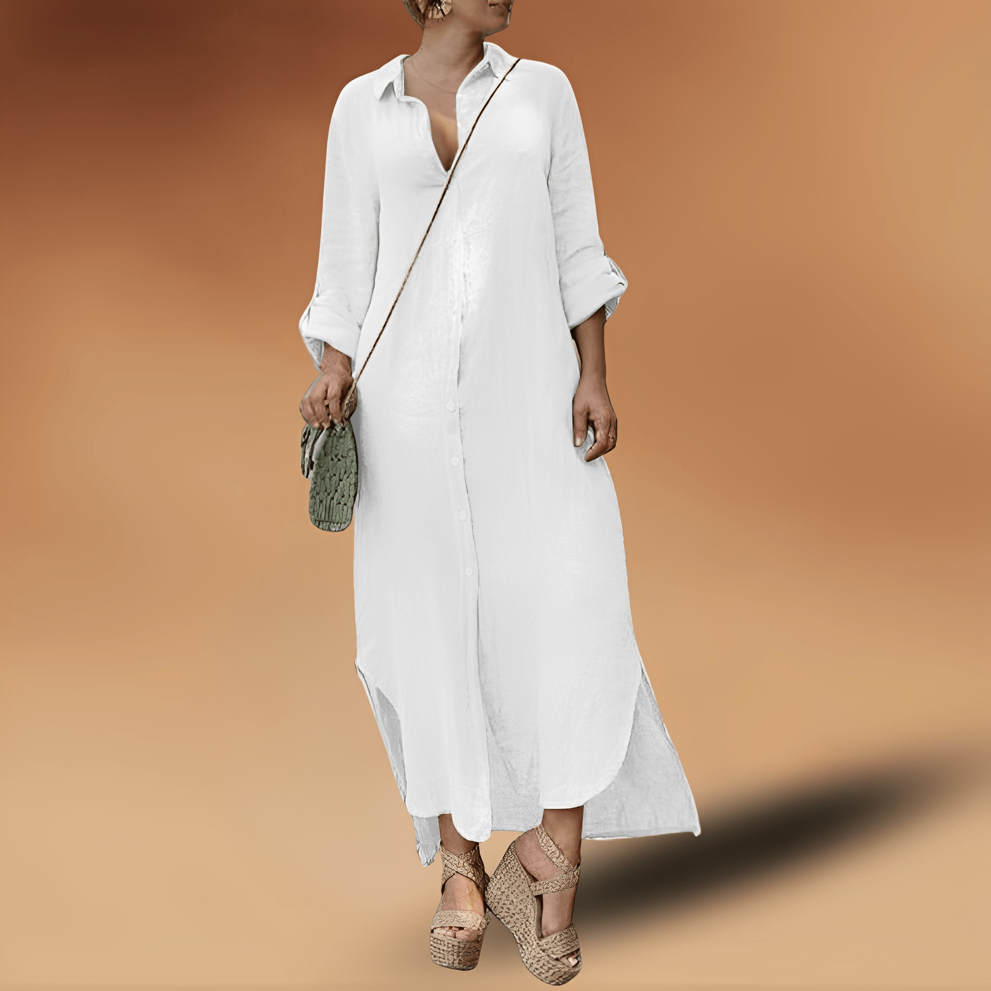 Valenzora | Elegantes Leinenkleid