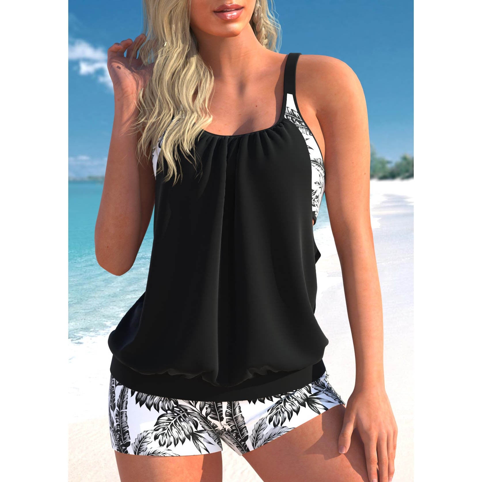 Valenzora | Two-piece tankini swimsuit