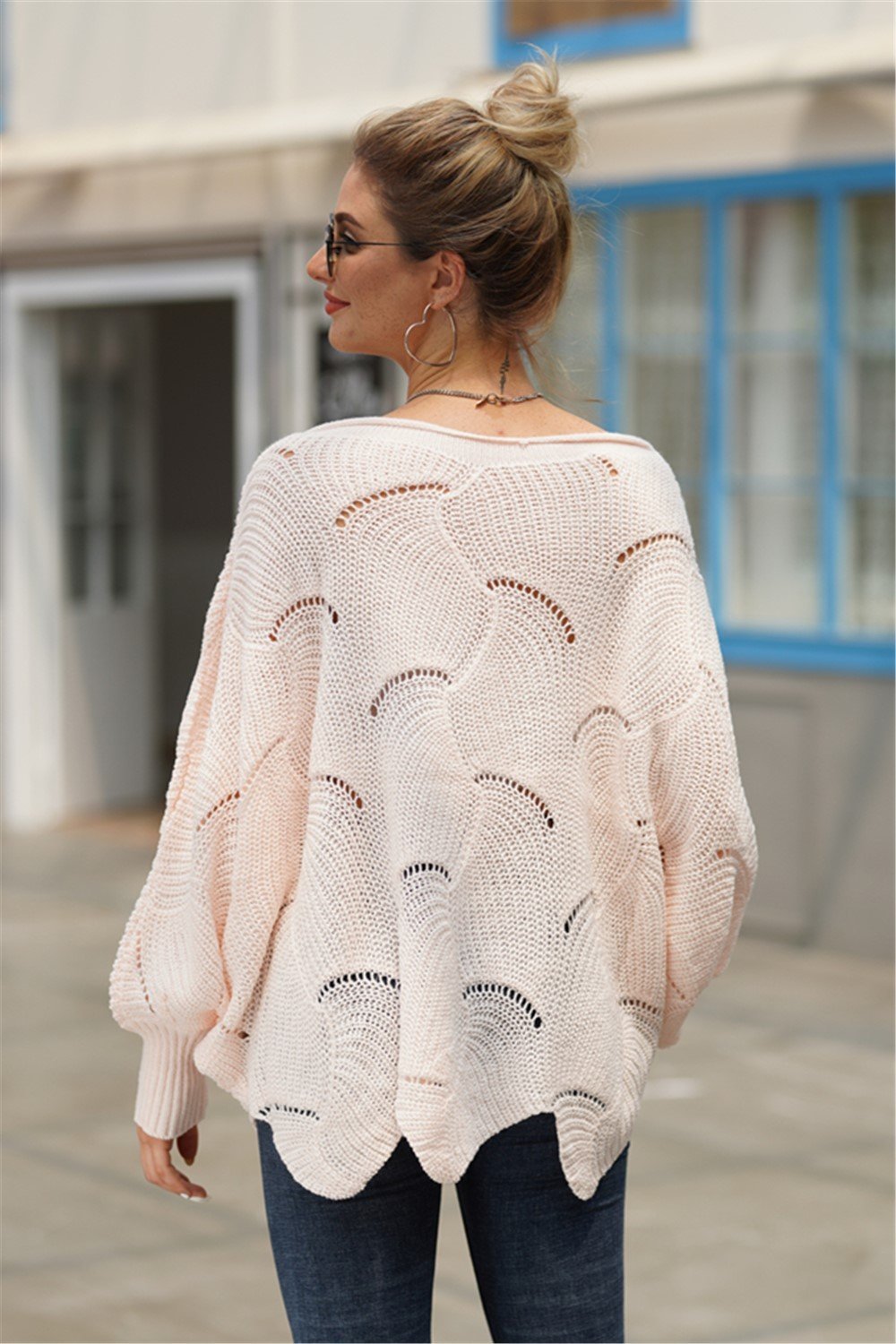 Valenzora Alles wird gut Strickpullover – Grün