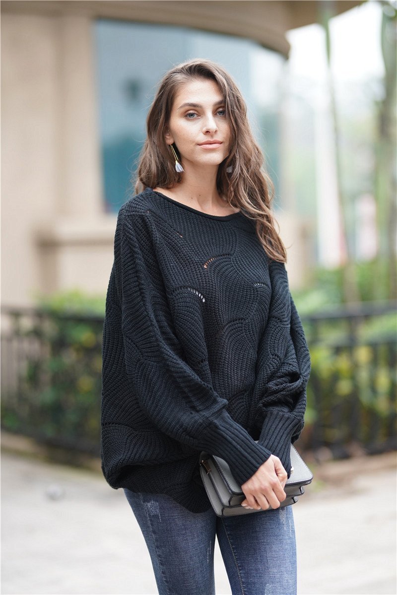 Valenzora Alles wird gut Strickpullover – Grün
