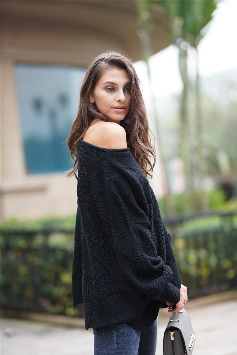Valenzora Alles wird gut Strickpullover – Grün