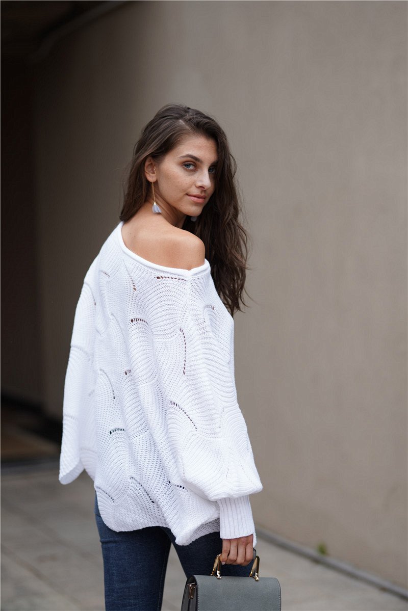 Valenzora Alles wird gut Strickpullover – Grün