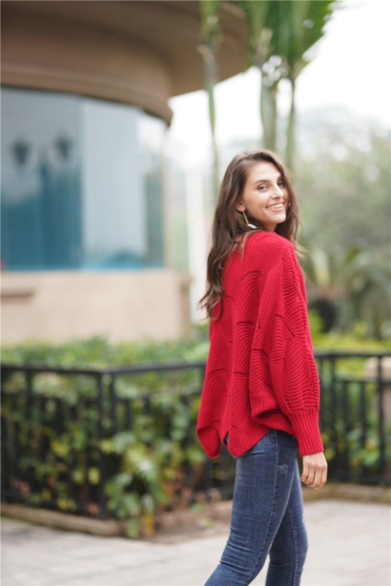 Valenzora Alles wird gut Strickpullover – Grün