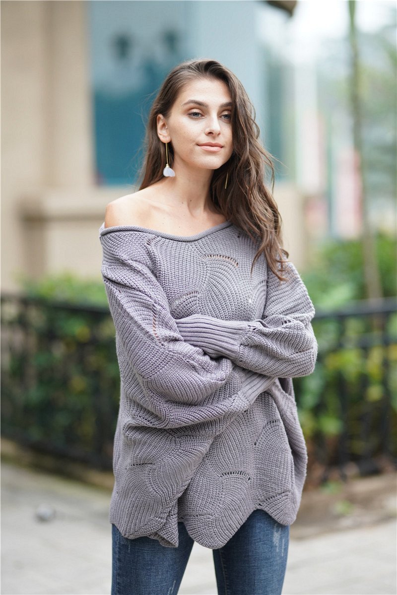 Valenzora Alles wird gut Strickpullover – Grün