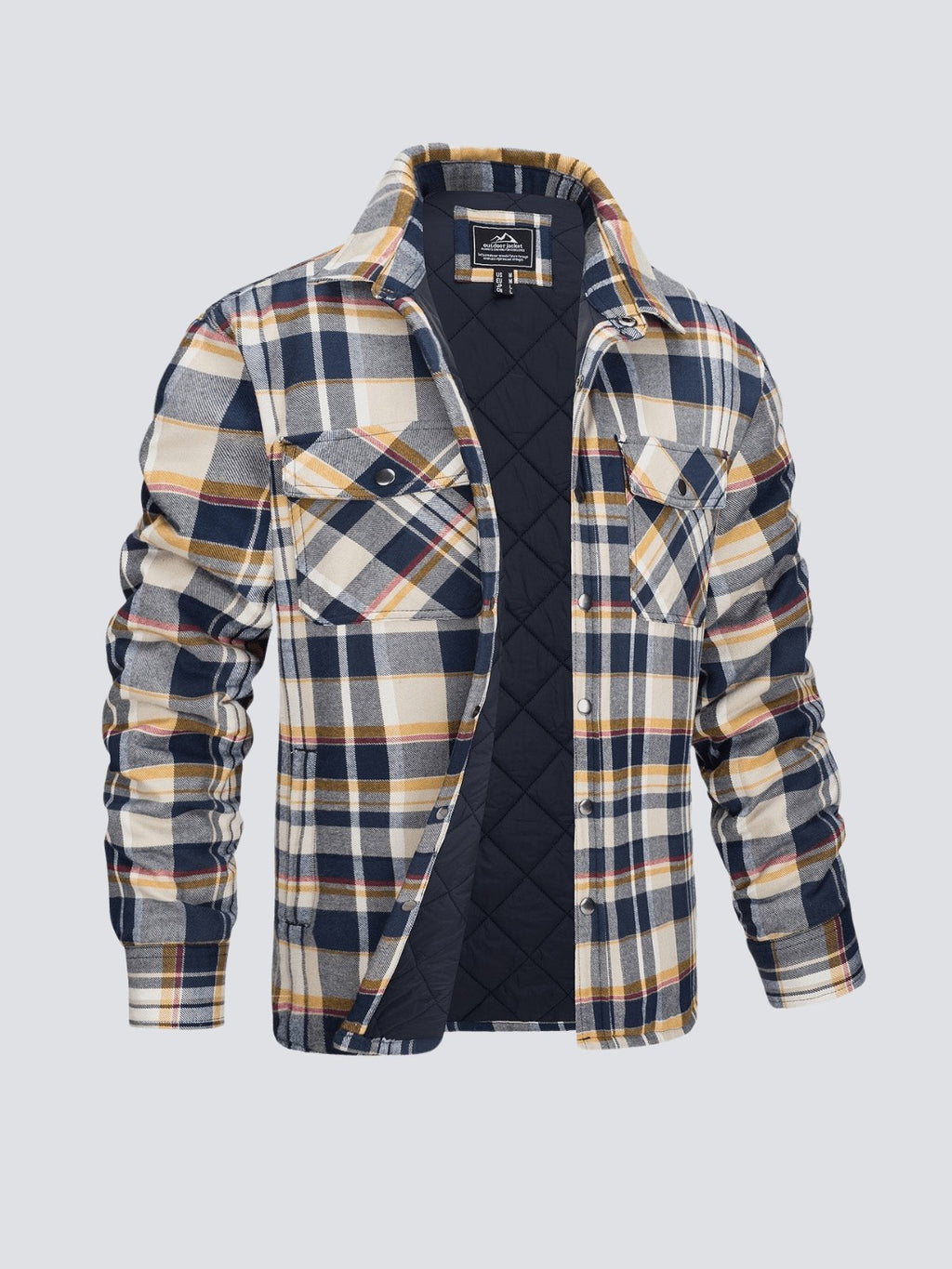 Valenzora | Casual long-sleeved striped jacket with buttons