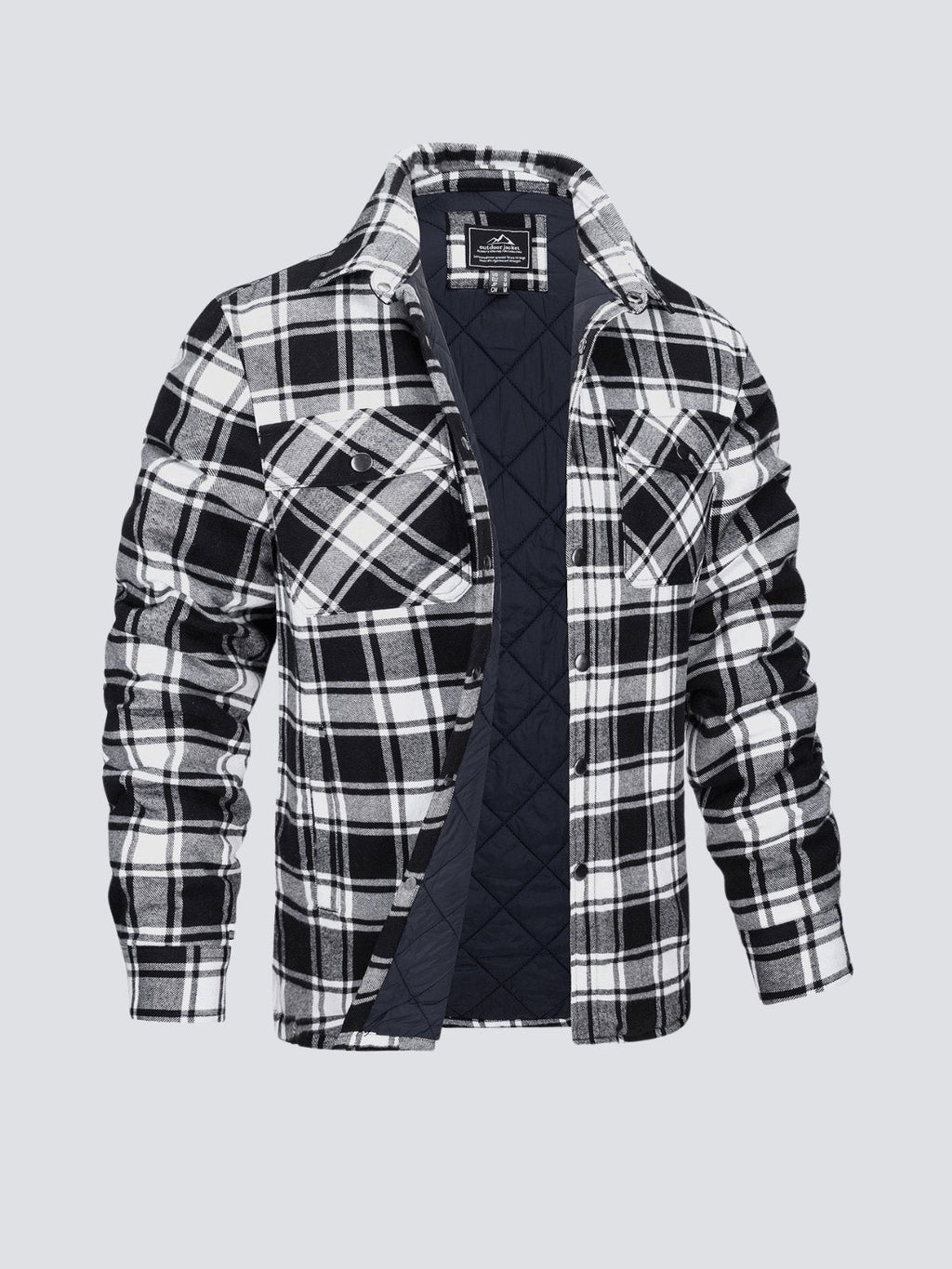 Valenzora | Casual long-sleeved striped jacket with buttons