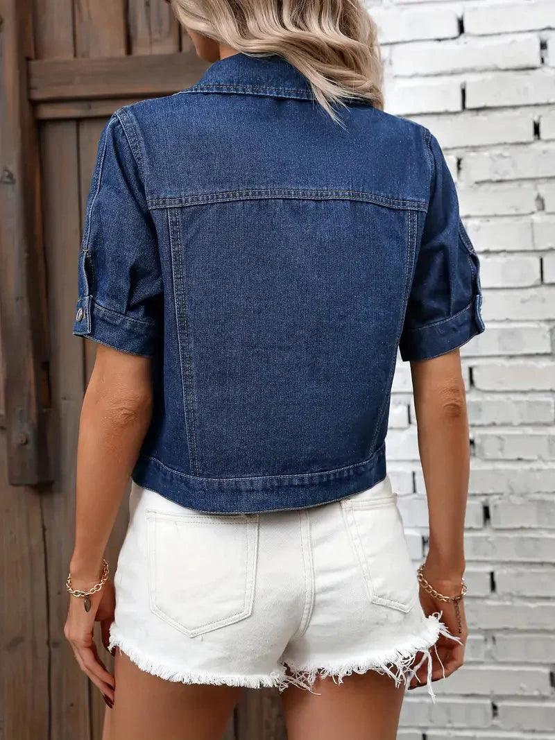 Valenzora | Jack Short Sleeve Denim Jacket