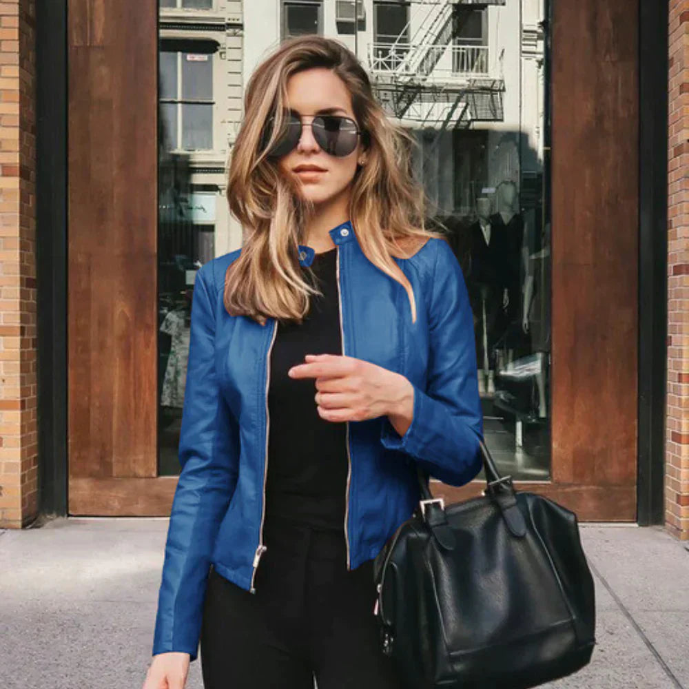 Valenzora | Elegante Lederjacke für Damen.