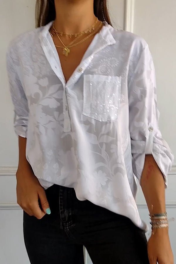 Valenzora | Glamorous sequined top for festive occasions