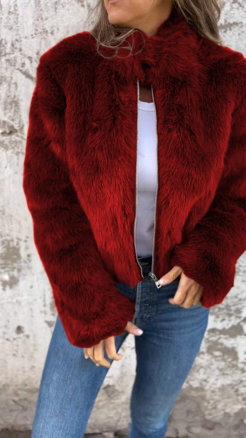 Valenzora | Faux fur jacket