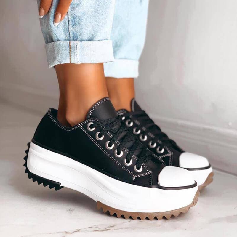 Bequeme Plateau-Sneaker für Damen