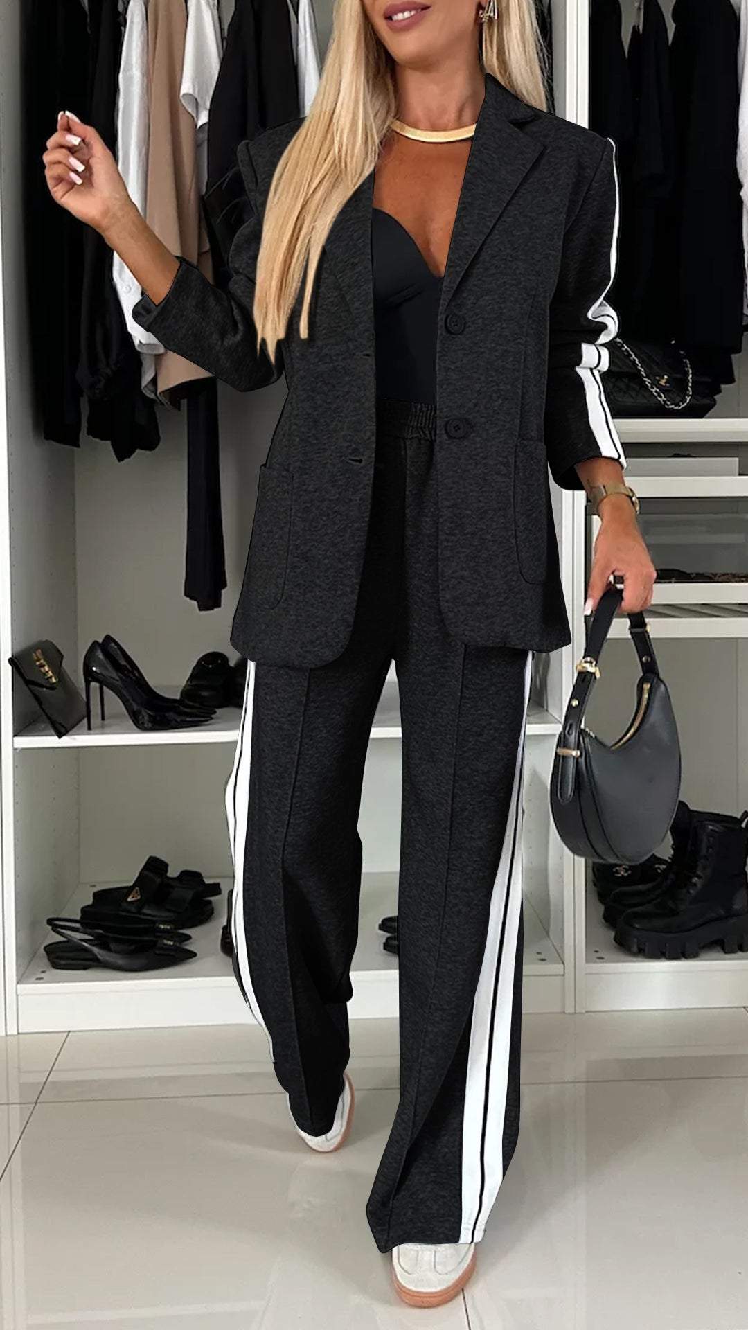 Casual and relaxed winter dress