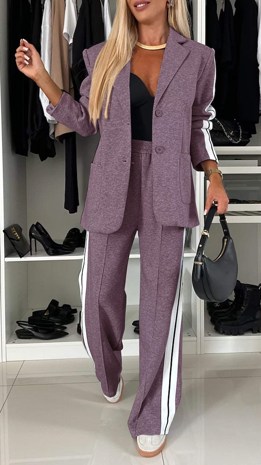 Casual and relaxed winter dress