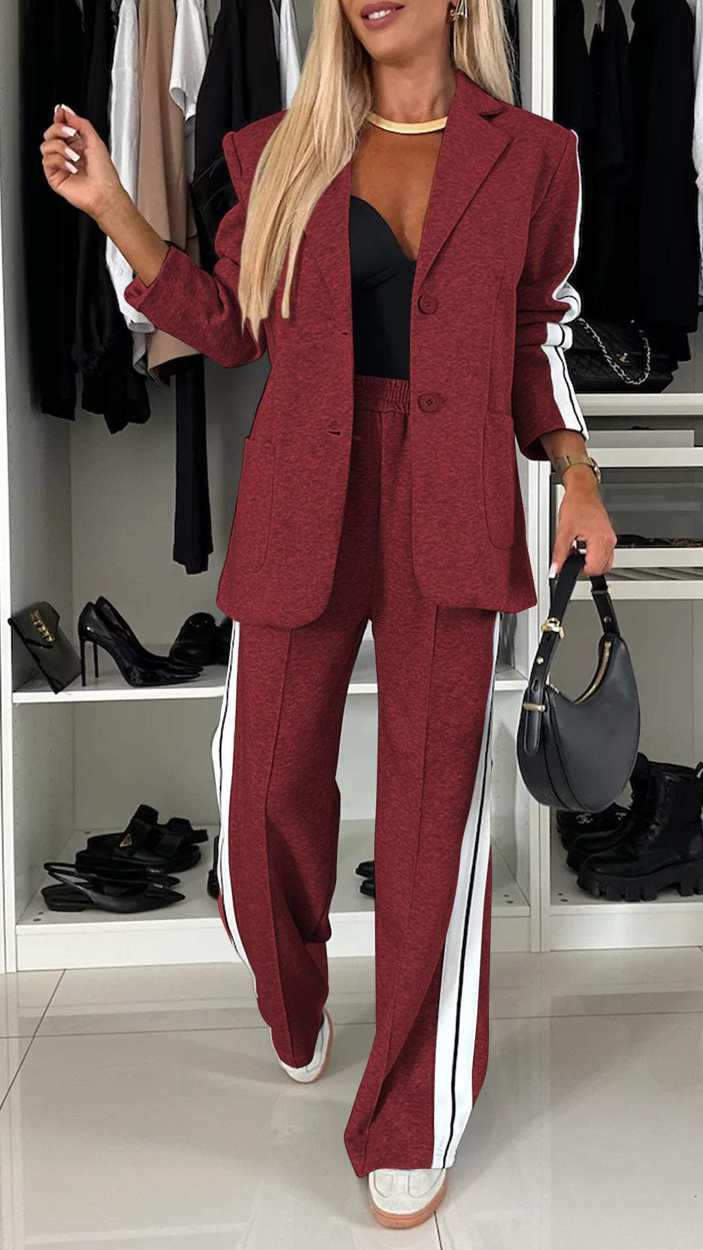 Casual and relaxed winter dress
