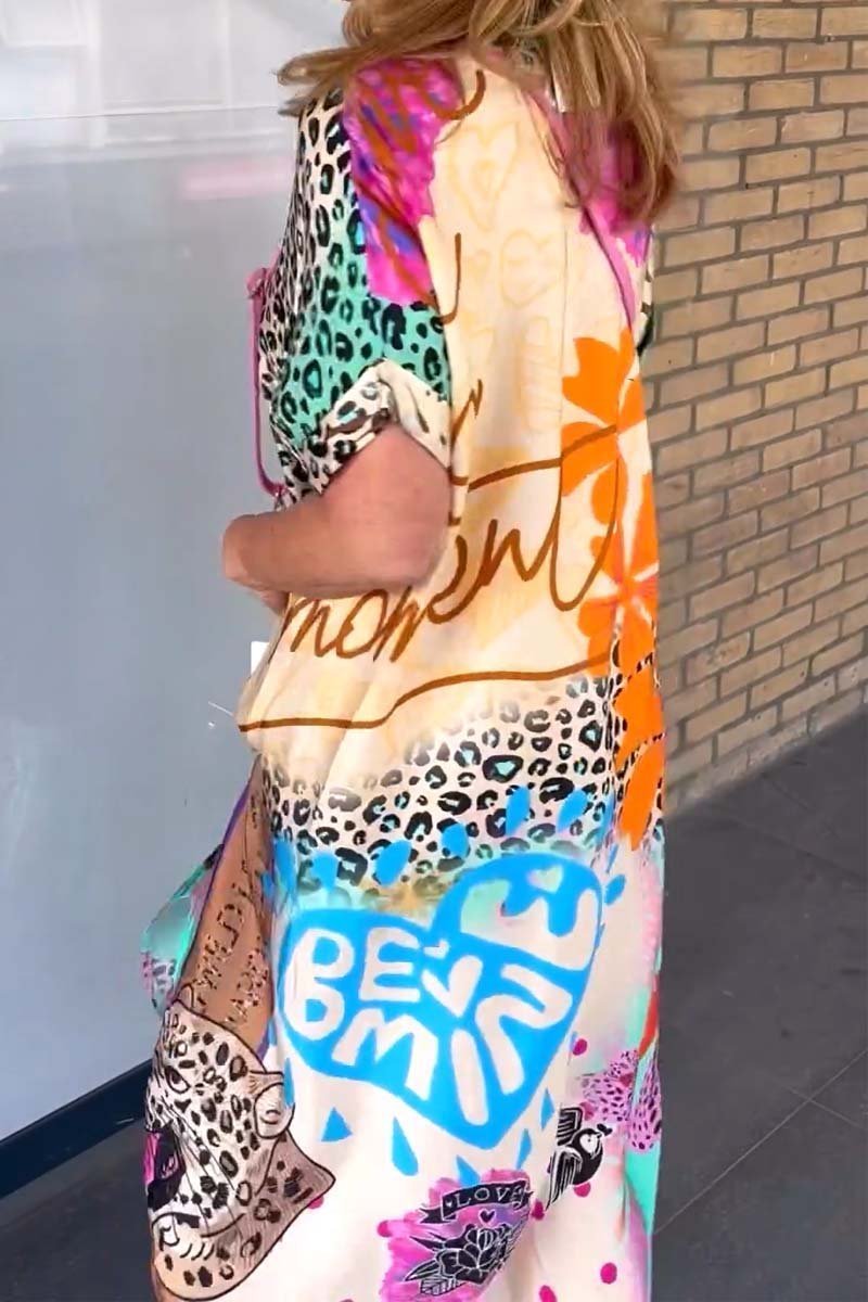 Valenzora | Animal Print Midi Dress
