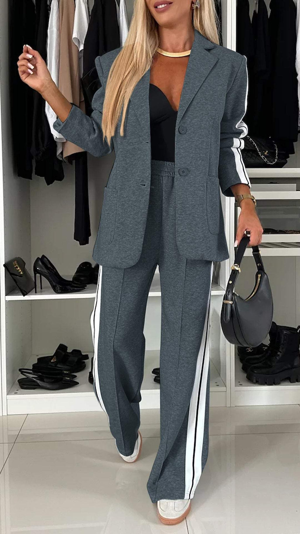 Casual and relaxed winter dress