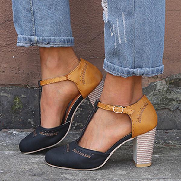 Valenzora | Retro high-heeled sandals