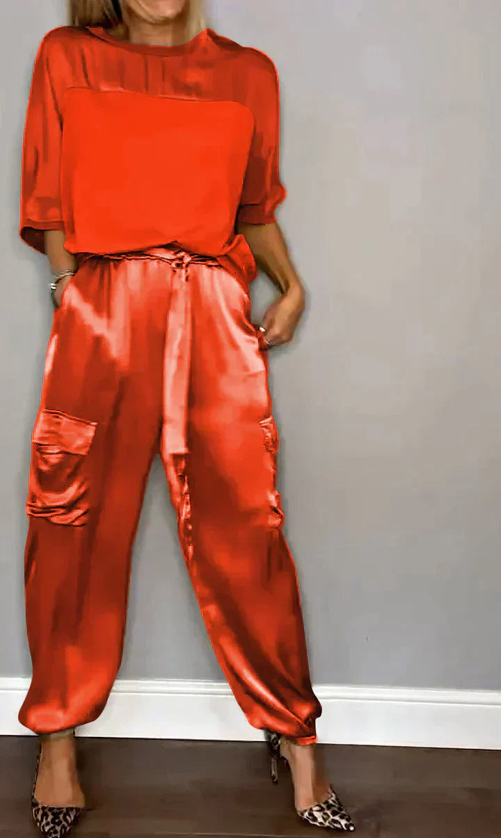 Valenzora | Satin jumpsuit