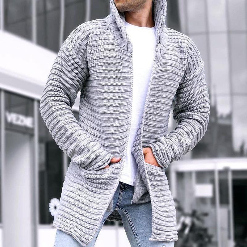Valenzora | Strickjacke mit Stehkragen