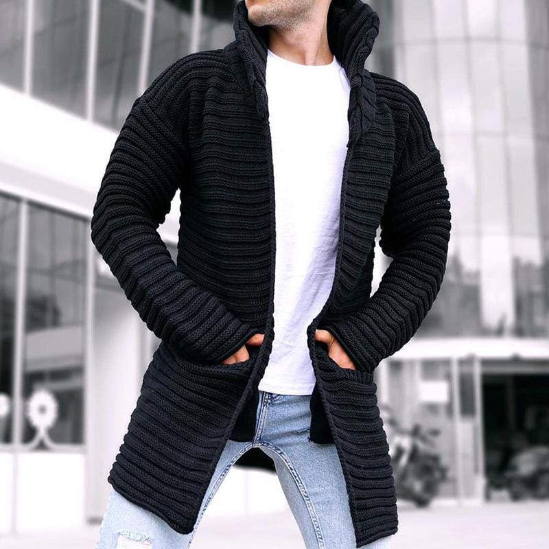 Valenzora | Strickjacke mit Stehkragen
