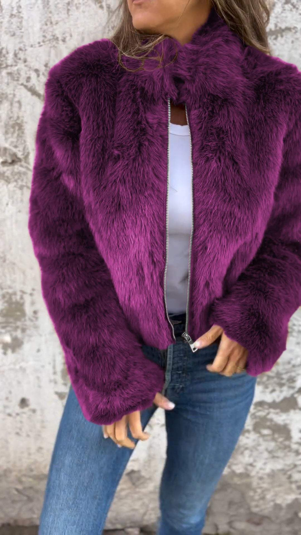 Valenzora | Faux fur jacket