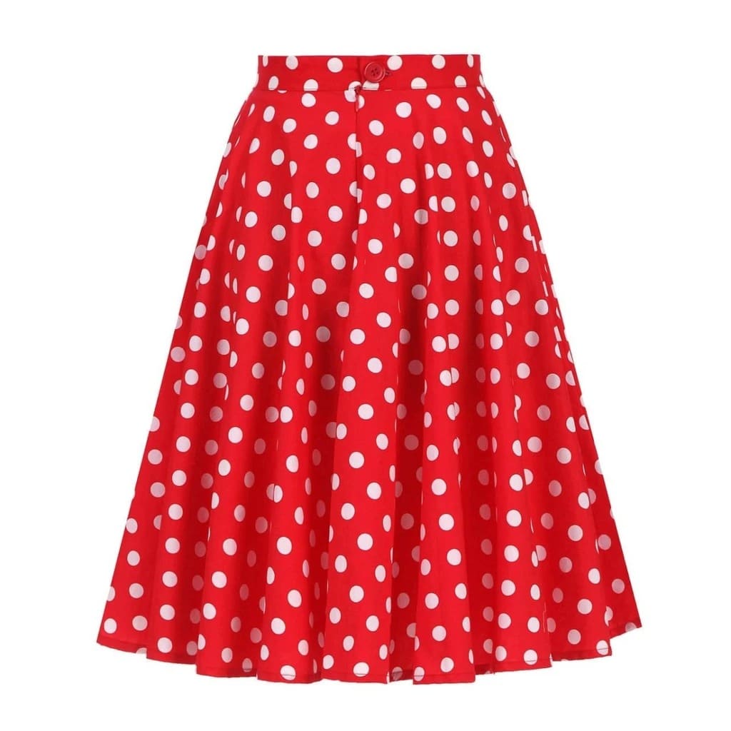 Valenzora | Vintage Rock Red White Polka Dots