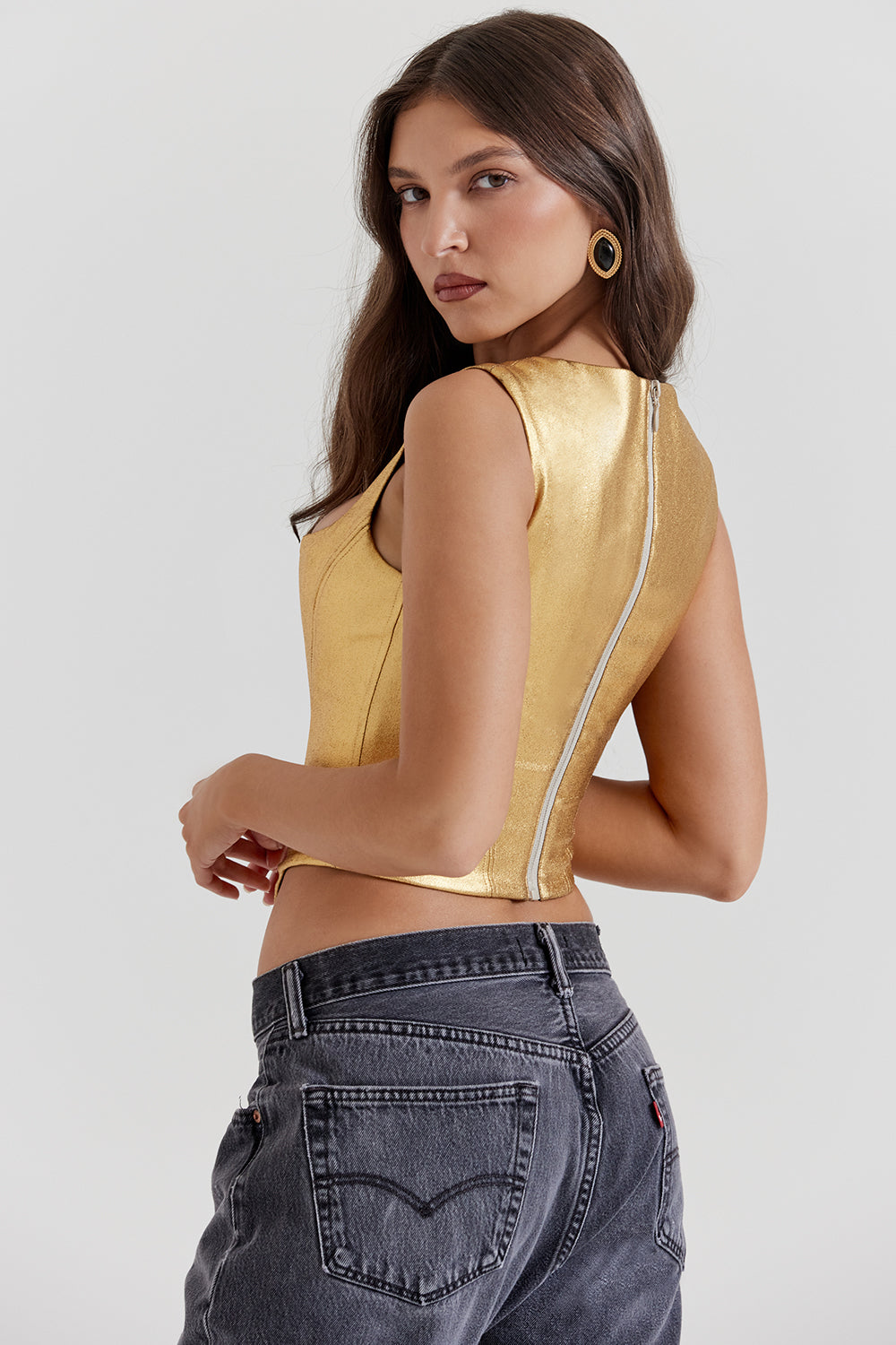 Valenzora | Gold Corset