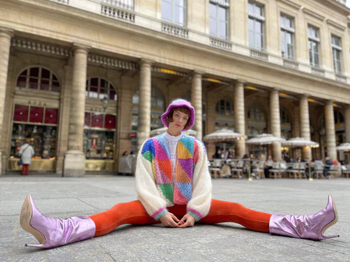 Colorful knit sweaters