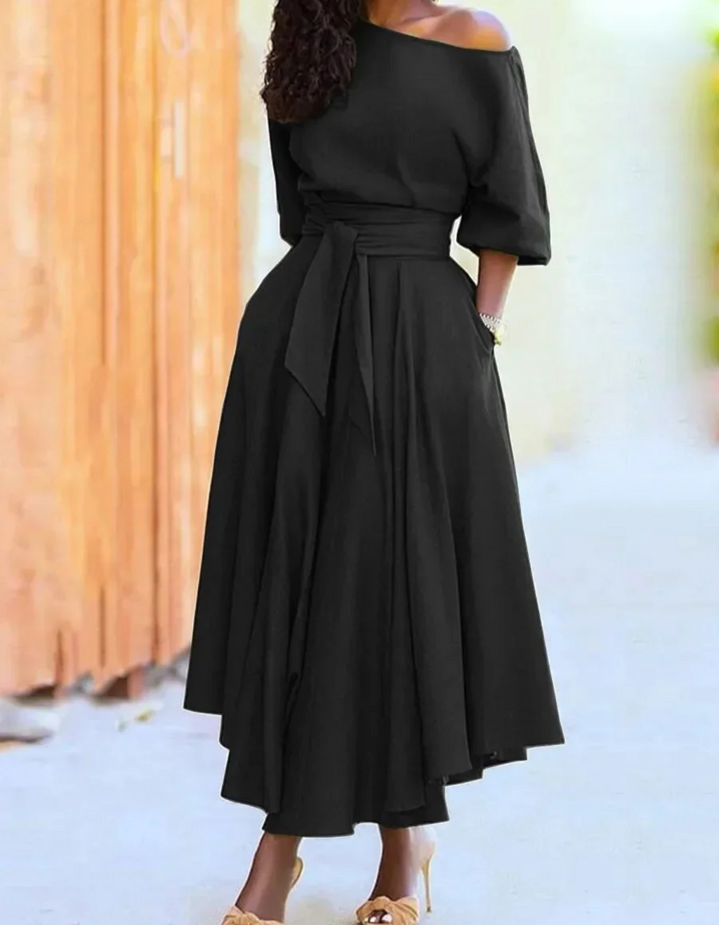 Valenzora | Elegantes Midi-Abendkleid