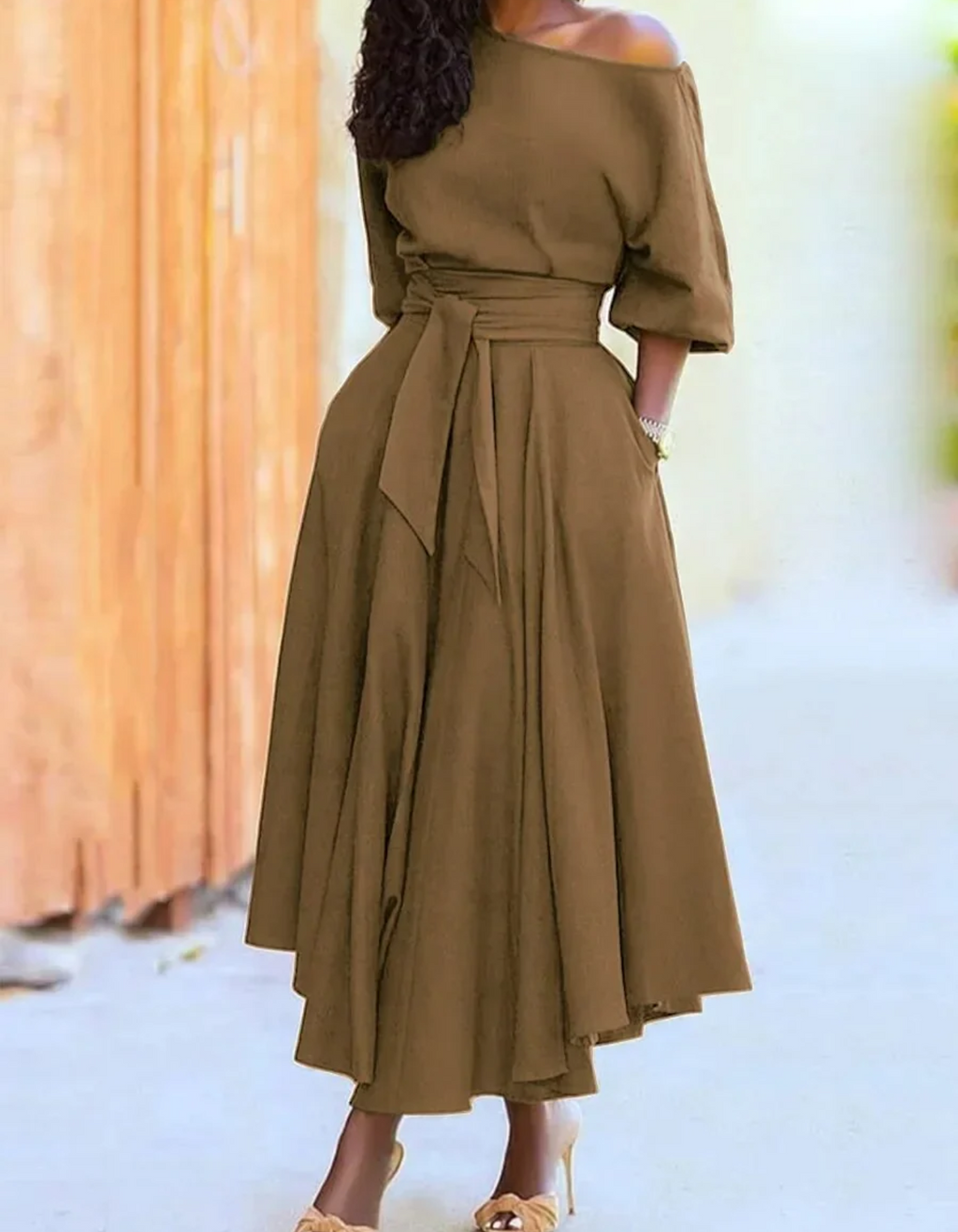 Valenzora | Elegantes Midi-Abendkleid