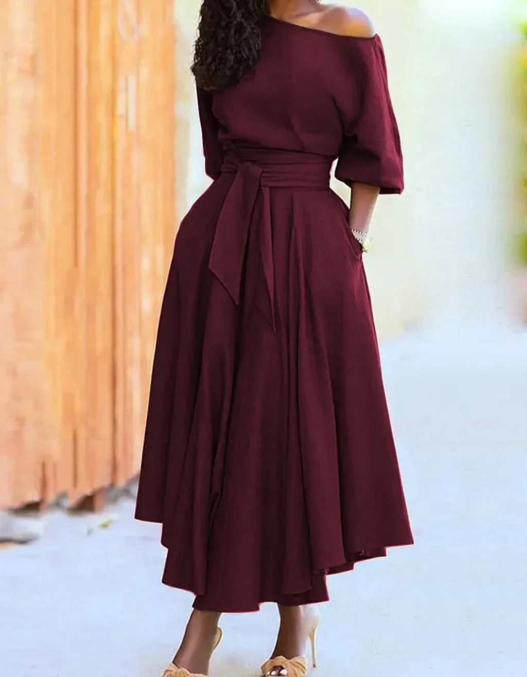 Valenzora | Elegantes Midi-Abendkleid