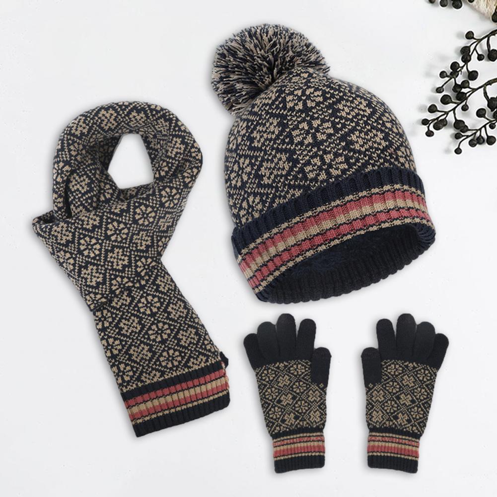Valenzora | Casual Autumn/Winter 4-Piece Warm Knit Set for Women