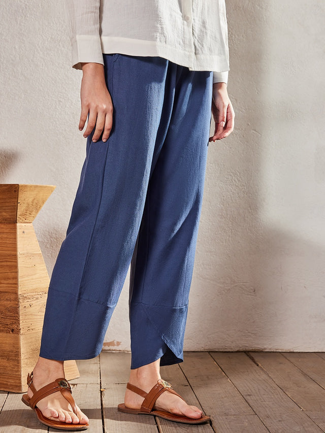 Valenzora | Comfortable wide linen trousers for women