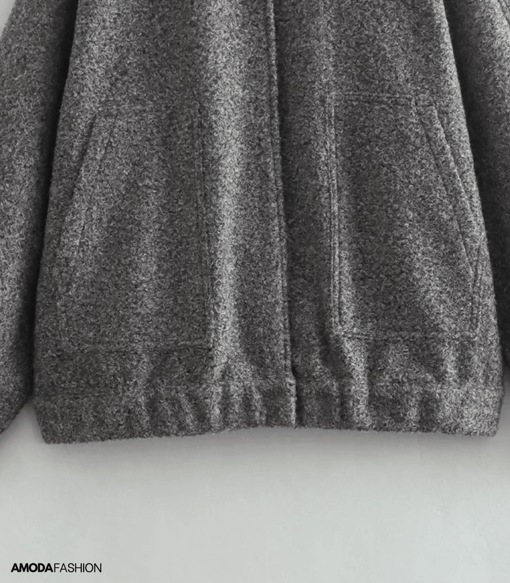 Casual jacket with button