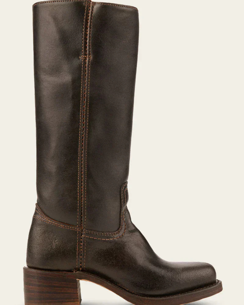 Valenzora | Damen Langschaftstiefel Schwarz