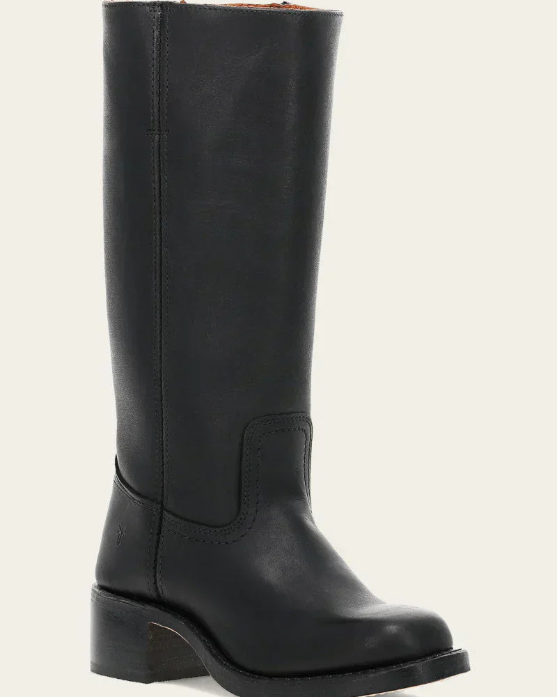 Valenzora | Damen Langschaftstiefel Schwarz