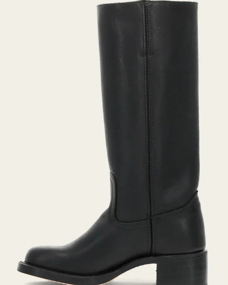 Valenzora | Damen Langschaftstiefel Schwarz