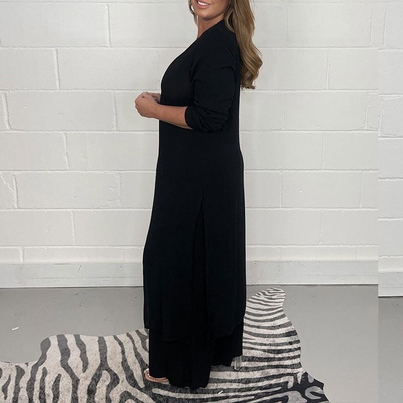 Valenzora | Set consisting of a long top and matching trousers for leisure