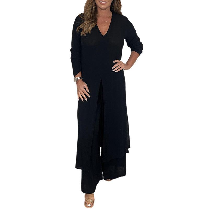 Valenzora | Set consisting of a long top and matching trousers for leisure