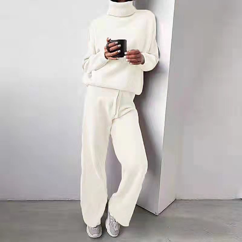 Valenzora - Turtleneck Long Sleeve Knit Set