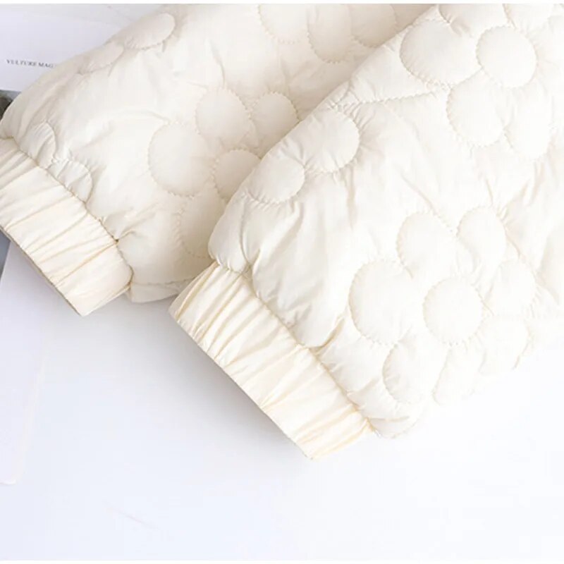 Warmly padded jacket, elegant